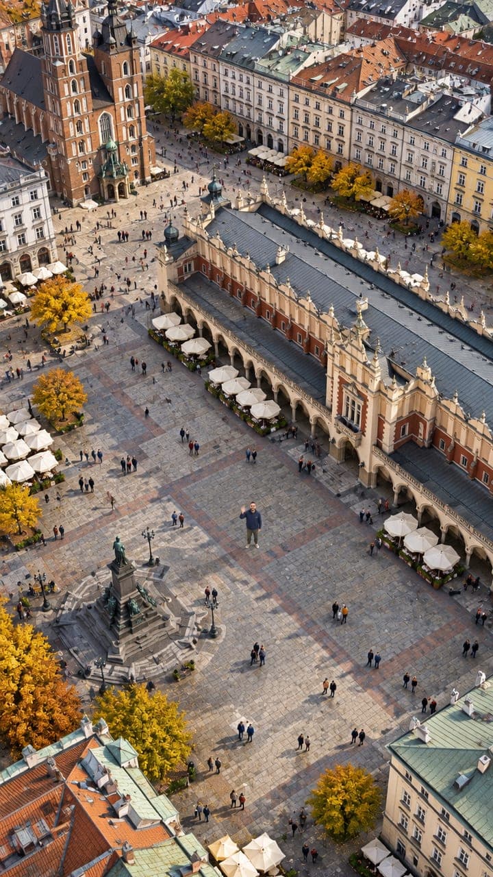 Przykład: Zoom z kosmosu do Twojego lokalu